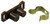 JR Products 70205 Barrel Catch with Metal Clip - Pack of 6