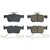 Power Stop 17-1833A Rear Z17 Evolution Ceramic Brake Pads with Hardware