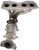 Dorman 674-041 Front Manifold Converter - Not CARB Compliant Compatible with