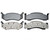 Raybestos PGD269M Professional Grade Semi-Metallic Disc Brake Pad Set