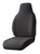 FIA SP82-80 Black Custom Fit Rear Seat Cover Split Seat 60/40 - Polyester,