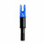 New Archery Products NAP Thunderglo Illuminated Nocks, Blue 3 Pack - Bright L...