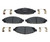 Raybestos MGD931MH Reliant Brake Pad Set, 1 Pack