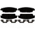 Raybestos MGD1707CH Reliant Brake Pad Set, 1 Pack
