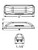 Optronics 2-Diode Fleet Count Red Thinline LED Clearance Marker Trailer Light