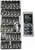 Hardline Products SIBKG300 HARD LET/NUM KIT SILVER/BLACK Hardline Products SIBKG300 HARD LET/NUM KIT SILVER/BLACK