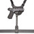Aker Leather Products 105 Tie Down Holster, Black, Left/Right