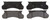 Raybestos PGD450M Professional Grade Semi-Metallic Disc Brake Pad Set