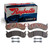 Raybestos PGD786M Professional Grade Semi-Metallic Disc Brake Pad Set