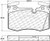 Centric 104.14030 PosiQuiet Semi Met Pads