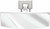 attwood 3000.1201 9083-7 Perma-Plate Shatter-proof 180-Degree Convex Adjustab...