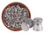 Gamo 632002654 Match Lead Free (Flat Nose) .177 Tin of 150-Blister Pack, Black