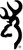 Browning 3922009914: Decal, Buckmark, 4" Black