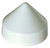 Dock Edge PVC Cone Head Piling Cap, 10-Inch, White