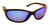 Sea Striker Bridgetender Polarized Sunglasses, Black Frame, Blue Mirror Lens