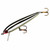 Rebel Tracdown Minnow Fishing Lure - Silver/Black