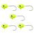 Northland Fishing Tackle High-Ball Floater Jig, Chartreuse, 2 Hook, 5/Cd