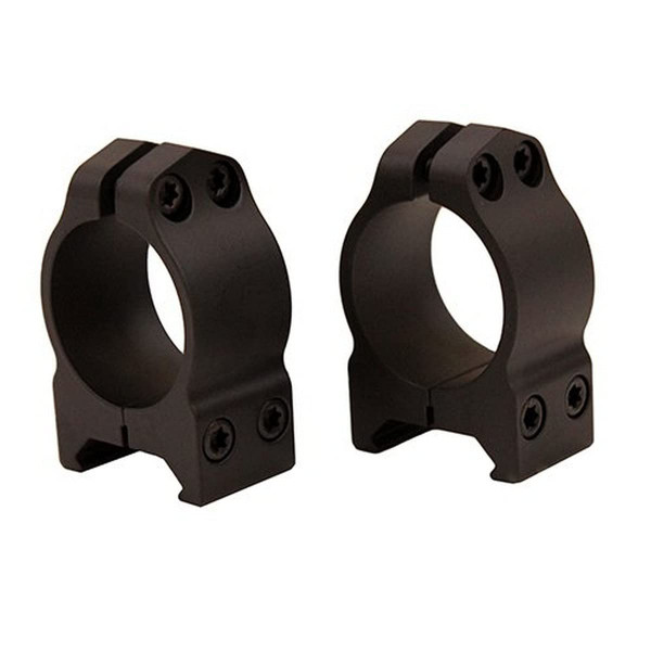 Warne Scope Mounts Maxima Horizontal, 1 Inch, PA, Optic Rings, Low, Matte Black