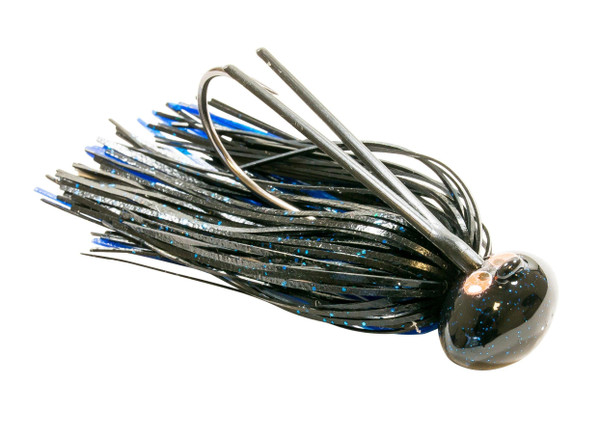 Z-man, Crosseyez Football Jig, 1/2 oz, Black/Blue, Package of 1