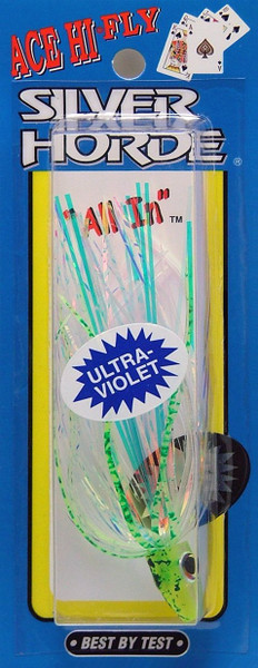 Silver Horde 1670000340 Ace Hi Fly 1/PK Ultra-Violet Chartreuse Spatter Back, Multi,One Size