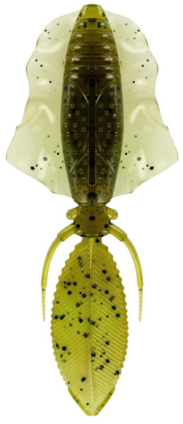 Chasebaits FF42-07 Flip Flop 4.25" Green Pumpkin.
