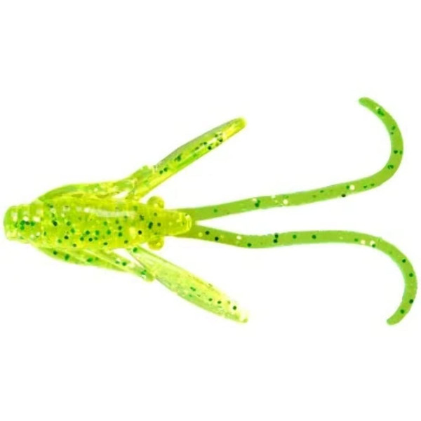 Berkley PowerBait Power Nymph,Chartreuse Silver Fleck,1" (12 Count)
