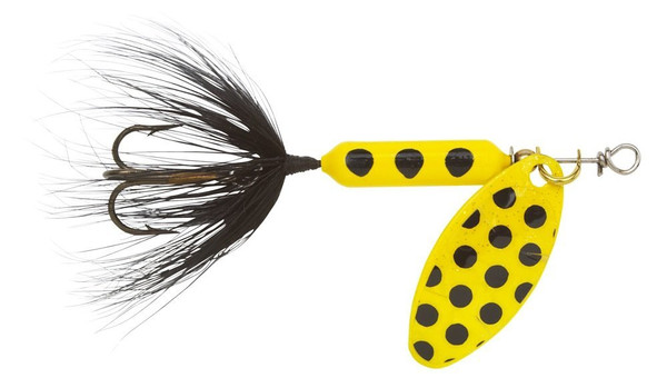 Yakima Bait Wordens 208-YLS Rooster Tail in-Line Spinner, 2 1/4", 1/8 oz