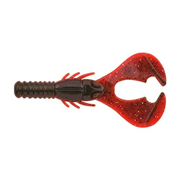 Berkley PowerBait Shape 108 Fishing Soft Bait, 3 1/2", Hot Craw
