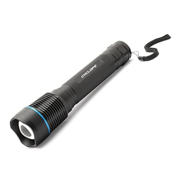 Cyclops Powerful 5 Illumination Modes IPX7 Brontes 2000 Lumens LED Flashlight for Hunting, Camping, Hiking