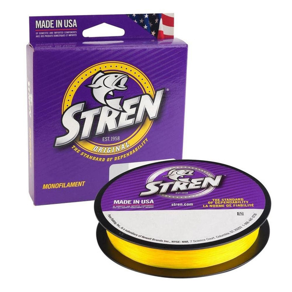 Stren Original®, Hi-Vis Gold, 4lb | 1.8kg Monofilament Fishing Line, Suitable for Freshwater Environments