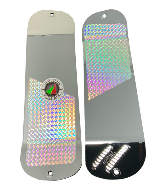 Shortbus Flashers 11" Super Series (Dipped Silver Bullet)