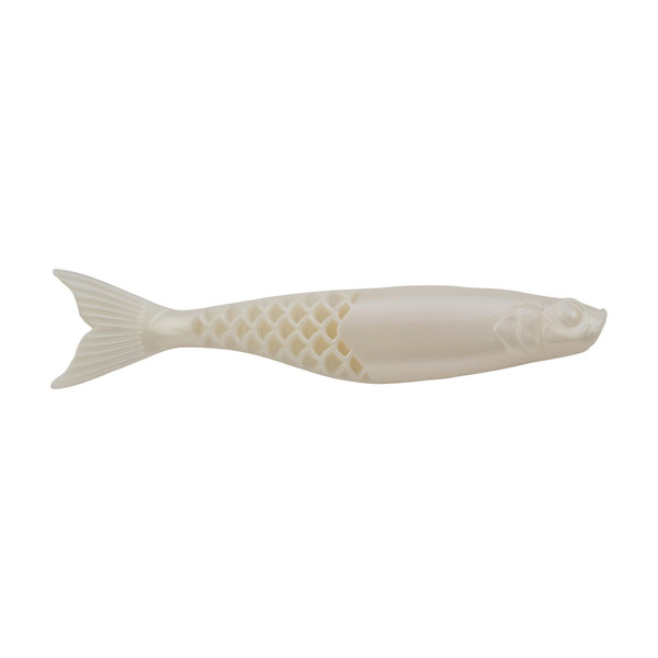 Berkley PowerBait PowerStinger Fishing Soft Bait, Pearl White, 3 1/2"