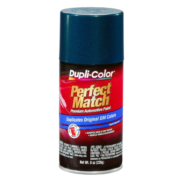 Dupli-Color EBGM05187 Perfect Match Automotive Spray Paint – General Motors Emerald Green Metallic, 43 WA159A, 43 WA177B – 8 oz. Aerosol Can