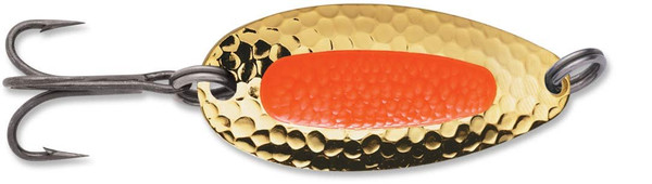 Blue Fox Pixiee Spoon, 7/8-Ounce, Gold/Fluorescent Orange
