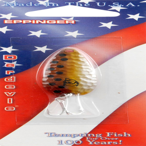 EPPINGER MFG. CO. Dardevle 907 Dardevle Spinnie - Brown Trout 1/4 oz. - 1 3/4" x 3/4"