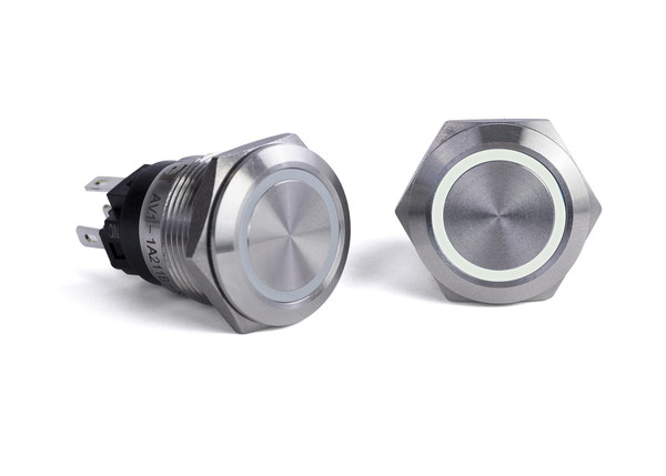 Sierra AV10030W, Push Button Switch, White Halo