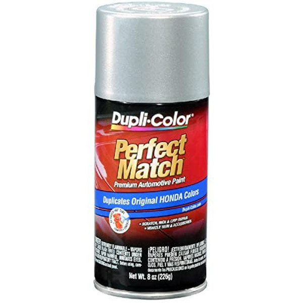 Dupli-Color EBHA09747 Perfect Match Automotive Spray Paint – Honda Starlight Silver Metallic, NH638M – 8 oz. Aerosol Can