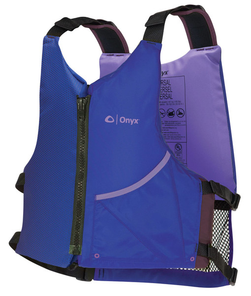 ONYX Unversal Paddle Kayak CGA Approved Life Vest, Purple, Universal