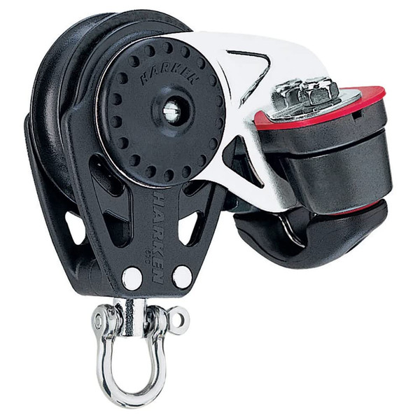 HARKEN Premium Sailing 40mm Carbo Boat Block w/Cam Cleat, Part 2645