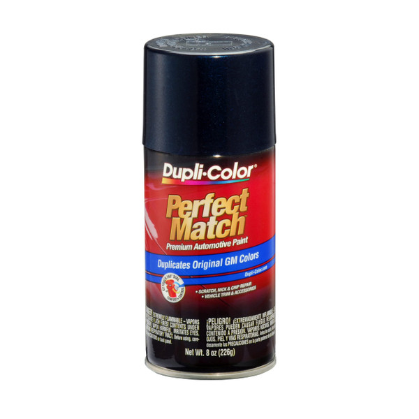 Dupli-Color EBGM05007 Perfect Match Automotive Spray Paint – General Motors Dark Ming Blue Metallic, 25 WA722J – 8 oz. Aerosol Can
