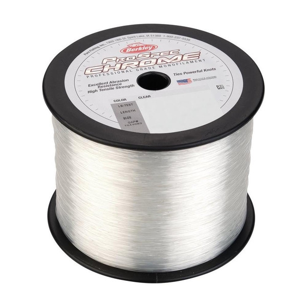 Berkley ProSpec® Chrome, Clear, 30lb | 13.6kg, 3000yd | 2743m Monofilament Fishing Line, Suitable for Saltwater Environments