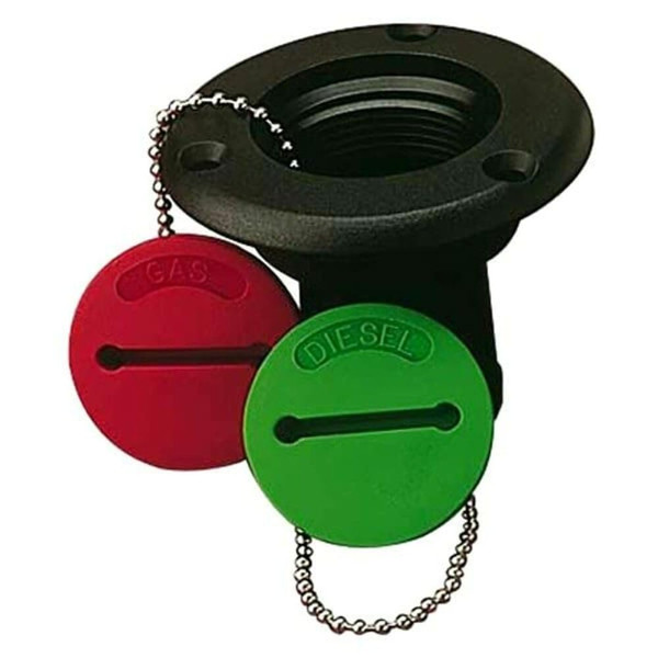 Sea-Dog Line Deck Fill with Slotted Cap, fibrgls nylon hose deck fill diesel