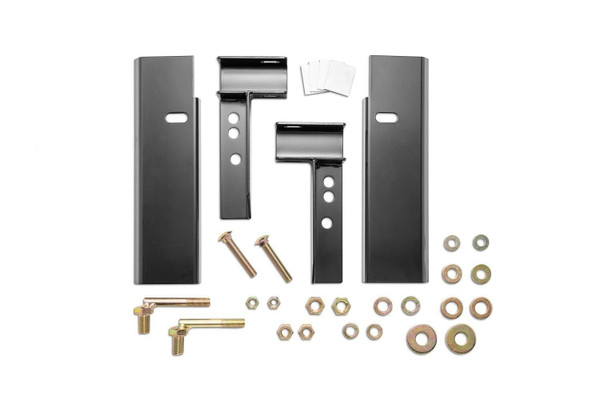 RealTruck Backrack Hardware Kit for use w/Standard Bed, Black, No Drill | 30117 | Fits 2002-2024 RAM 2500/3500 All Beds; 2002-2024 RAM 1500 6.5' & 8' Bed