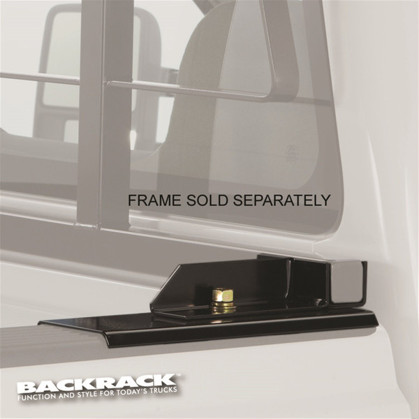RealTruck Backrack Hardware Kit for use w/Standard Bed, Black, No Drill | 30167 | Fits 2019-2024 Dodge RAM 1500 5.5' Bed w/o RAMbox Cargo MGMT