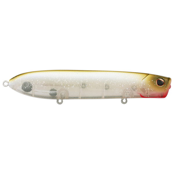 Berkley Cane Walker Topwater Fishing Lure, Olive Shad, 5/7 oz, 110mm Topwater, Heavy Tail Weight for Long-Distance Casting, Equipped with Fusion19 Hook