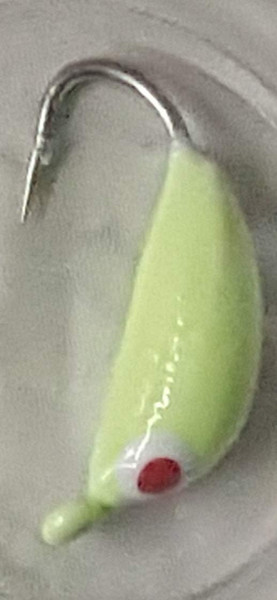 K&E Tackle SPM-12-161 Tungsten Moon Jig Size 12 Glow 1/Cd