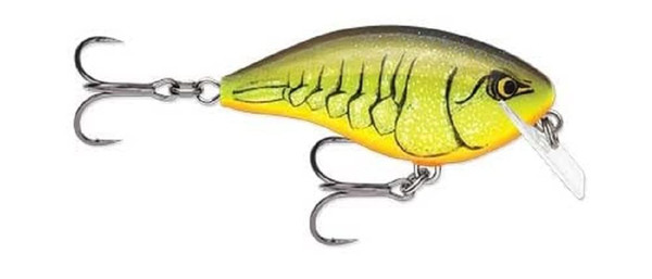 Rapala Ott's Garage Rocco 05 Chartreuse Rootbeer Crawdad