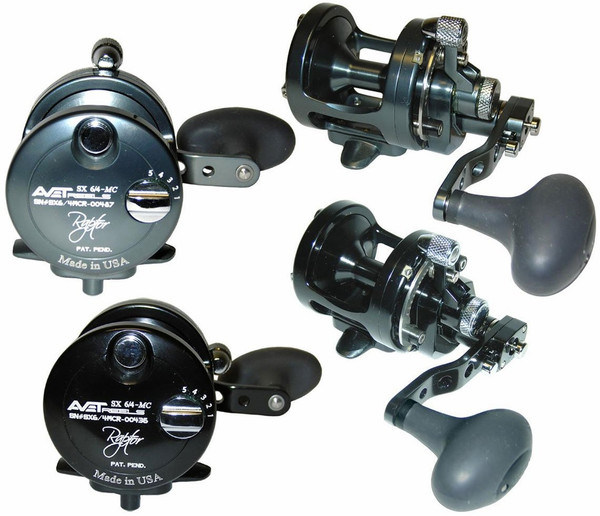 Avet Raptor Dual Drag Reel with Magnetic Cast Control, Blue