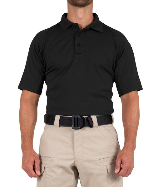 First Tactical 112509-019-4XL Men's Performance Ss Polo Black 4XL