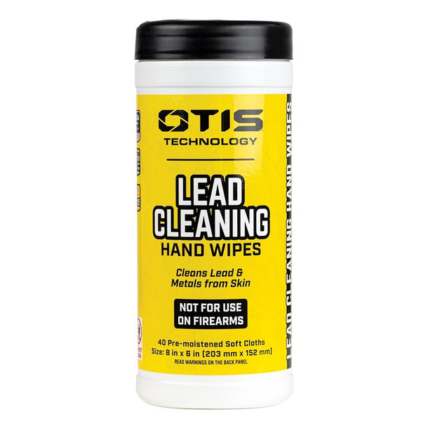 Otis Technologies, Lead Remover Hand Wipes Canister, White, Cloth Size: 8" x 6" (FG-40C-LRW)